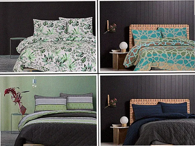 100% Cotton Bedspread Coverlet Set Quilt King & Super King Bed