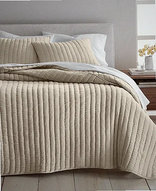 Oake Fernwood Combo Dreamloft Channel 3-Pc. Full / Queen Coverlet Set